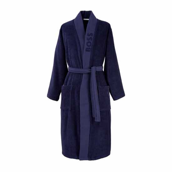 Hugo Boss Boss Home Plain Kimono Морска синьо 