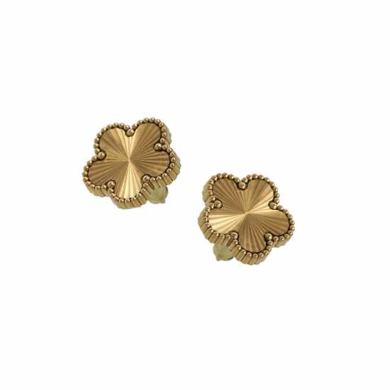 Miso Flower Earrings Злато Бижутерия