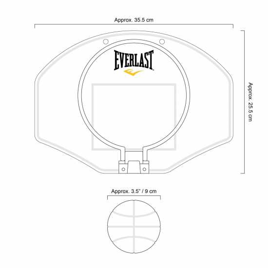 Everlast Home Mini Basketball Hoop Set  Баскетболна екипировка