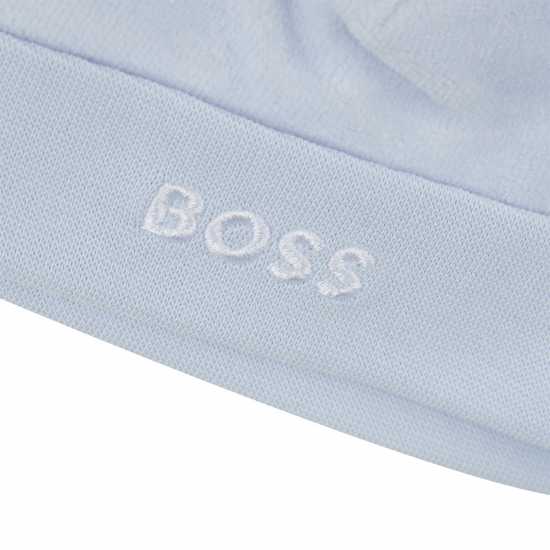 Hugo Boss Boss Logo Beanie Baby Бледо Син 771 