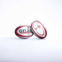 Gilbert Replica Rugby Ball Бял/Червен Ръгби