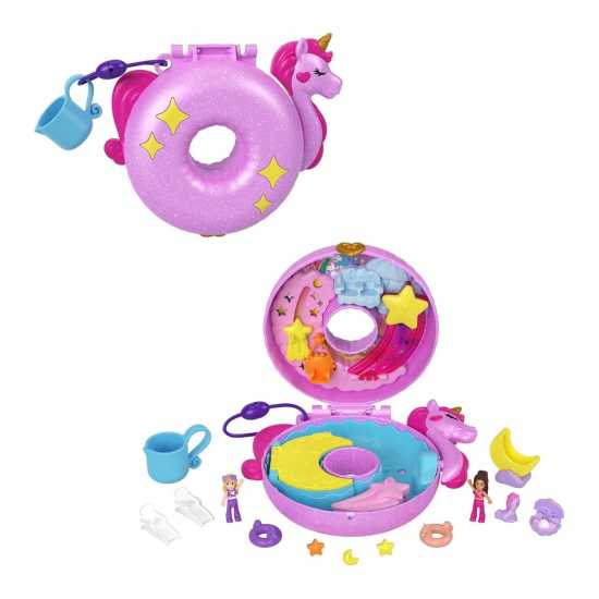 Polly Pocket Polly Poket Big World Sparkle Adventure Unicorn Compact  