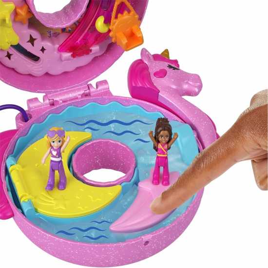 Polly Pocket Polly Poket Big World Sparkle Adventure Unicorn Compact  