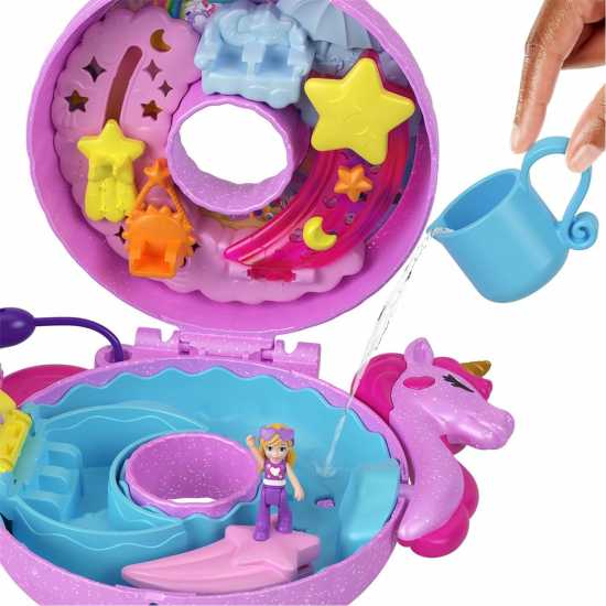 Polly Pocket Polly Poket Big World Sparkle Adventure Unicorn Compact  