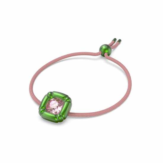 Swarovski Dulcis Bracelet, Cushion Cut, Green  Бижутерия