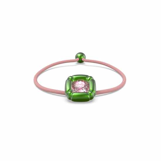 Swarovski Dulcis Bracelet, Cushion Cut, Green  Бижутерия