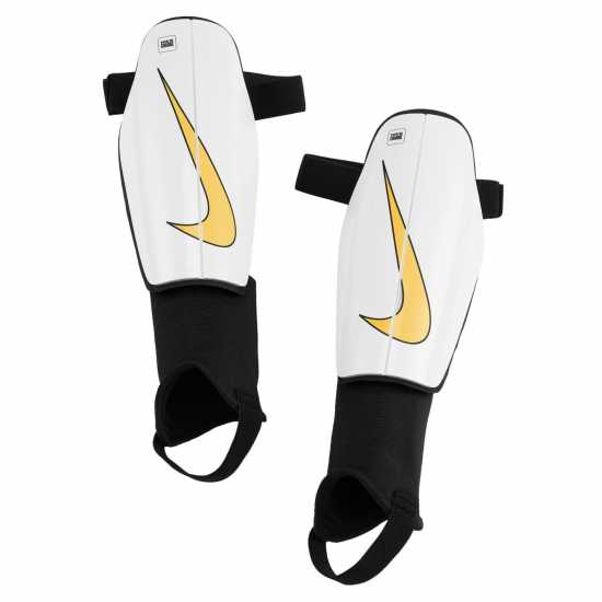 Nike Протектори За Пищял Charge Shin Guards Бяло/Злато Футболни аксесоари