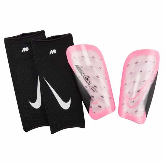 Nike Протектори За Пищял Mercurial Lite Shin Guards Черно/Розово Футболни аксесоари