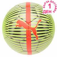 Puma Футболна Топка One Chrome Football Yellow/Red Футболни топки