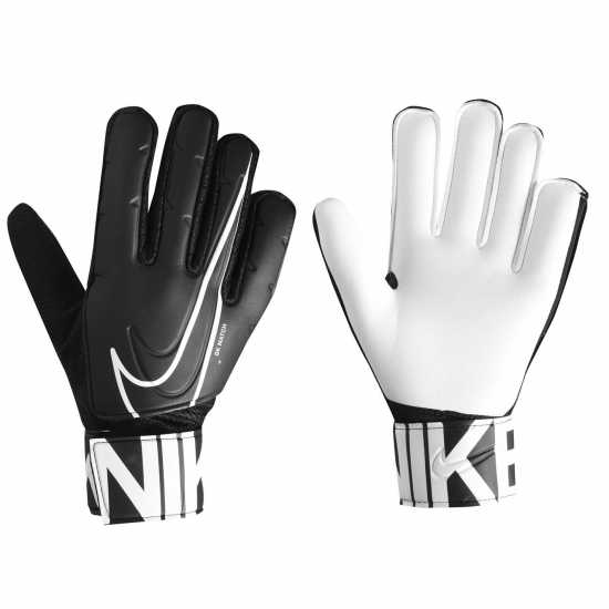 Nike Goal Keeper Match Gloves Черно/Бяло Вратарски ръкавици и облекло