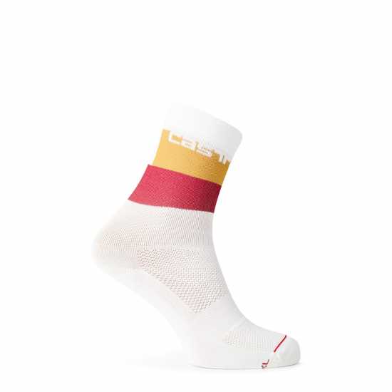 Castelli Blocco 15 Sock Слонова кост Мъжки чорапи