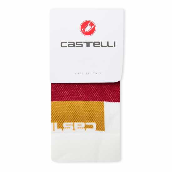 Castelli Blocco 15 Sock Слонова кост Мъжки чорапи