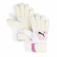 Puma Future Match Goalkeeper Glove Juniors Бяло/Розово Вратарски ръкавици и облекло