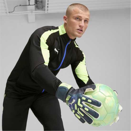 Puma Future Match Goalkeeper Glove Juniors Сиво/Зелено 