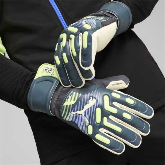 Puma Future Match Goalkeeper Glove Juniors Сиво/Зелено 