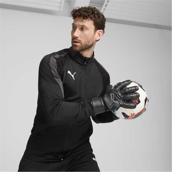 Puma Future Match Goalkeeper Glove Juniors Черно/сребро Вратарски ръкавици и облекло