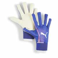 Puma Вратарски Ръкавици Ultra Ultimate Hybrid Goalkeeper Gloves Adults Лилаво/Червено Вратарски ръкавици и облекло