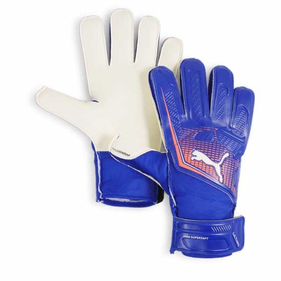 Puma Детски Вратарски Ръкавици Ultra Play Rc Goalkeeper Gloves Juniors Лилаво/Червено Вратарски ръкавици и облекло