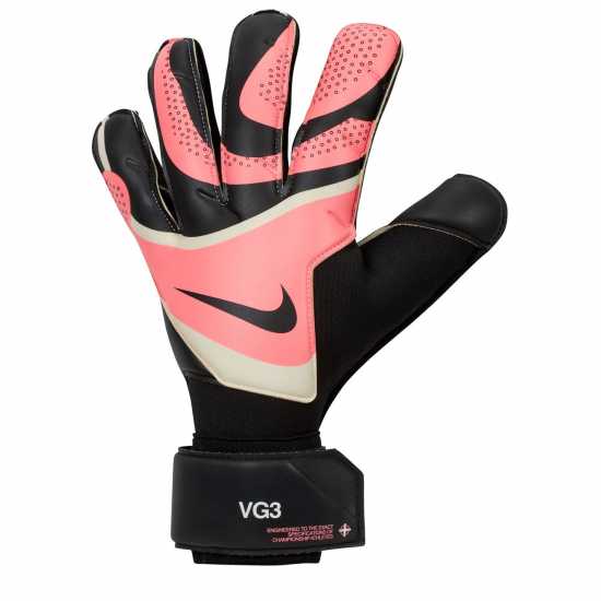 Nike Вратарски Ръкавици Mercurial Vapor Grip Goalkeeper Gloves Черно/Розово Вратарски ръкавици и облекло