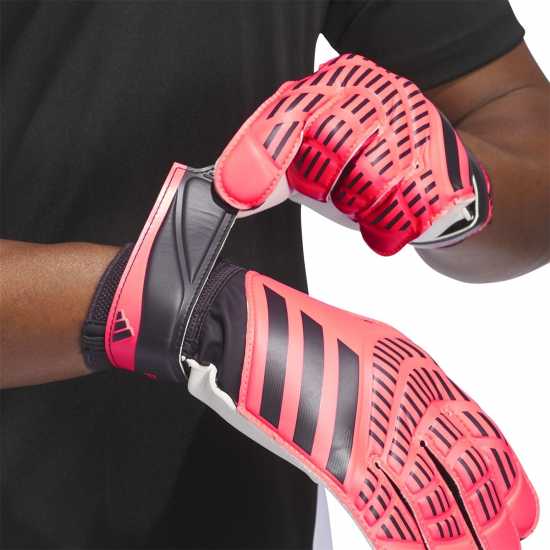 Adidas Мъжки Ръкавици Predator Training Goalkeeper Gloves Mens Розово/Черно Футболна разпродажба