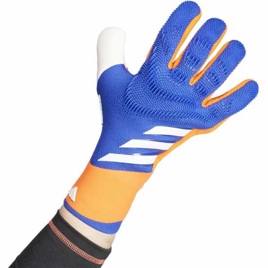 Adidas Вратарски Ръкавици Predator Pro Goalkeeper Gloves Adults Blue/Red Вратарски ръкавици и облекло