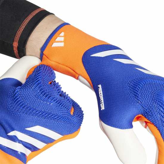 Adidas Вратарски Ръкавици Predator Pro Goalkeeper Gloves Adults Blue/Red Вратарски ръкавици и облекло