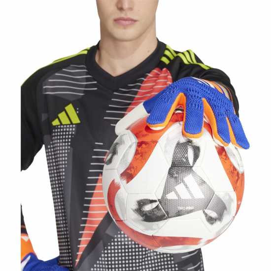 Adidas Вратарски Ръкавици Predator Pro Goalkeeper Gloves Adults Blue/Red Вратарски ръкавици и облекло