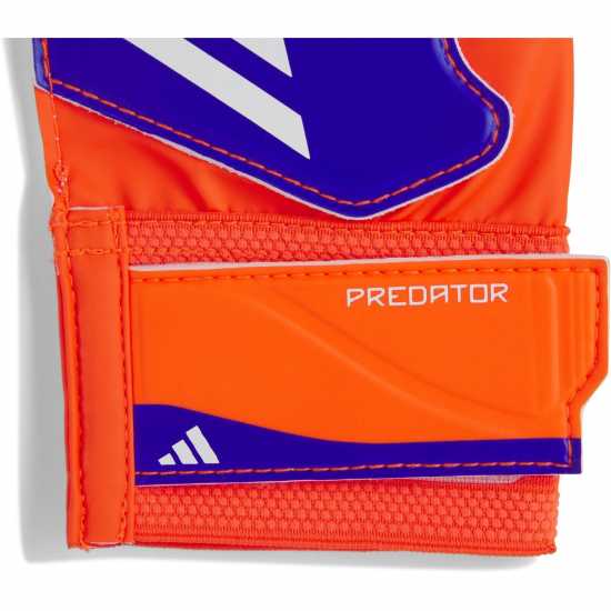 Adidas Детски Вратарски Ръкавици Predator Training Goalkeeper Gloves Juniors Синьо/Червено Вратарски ръкавици и облекло