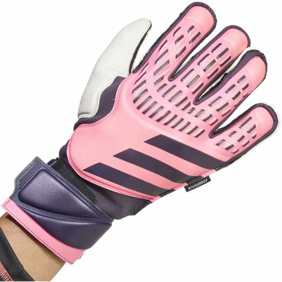 Adidas Мъжки Ръкавици Predator Match Fingersave Gloves Mens Розово/Черно 