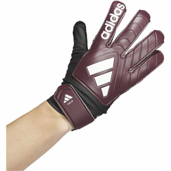 Adidas Детски Вратарски Ръкавици Copa Club Goalkeeper Gloves Juniors Червено/Бяло Вратарски ръкавици и облекло