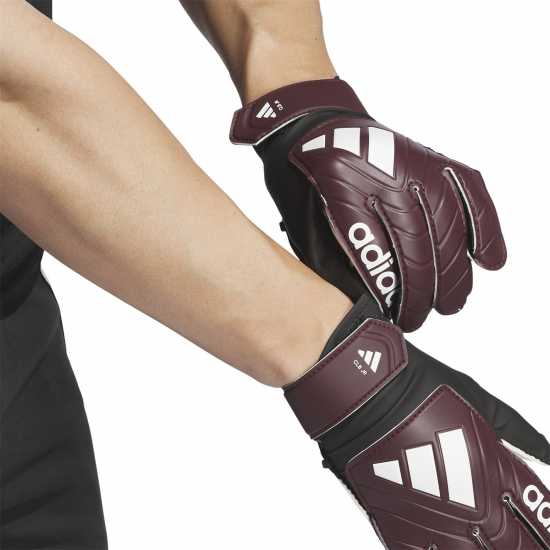 Adidas Детски Вратарски Ръкавици Copa Club Goalkeeper Gloves Juniors Червено/Бяло Вратарски ръкавици и облекло