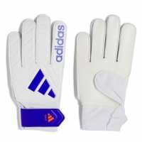 Adidas Детски Вратарски Ръкавици Copa Club Goalkeeper Gloves Juniors Бяло/Синьо Вратарски ръкавици и облекло