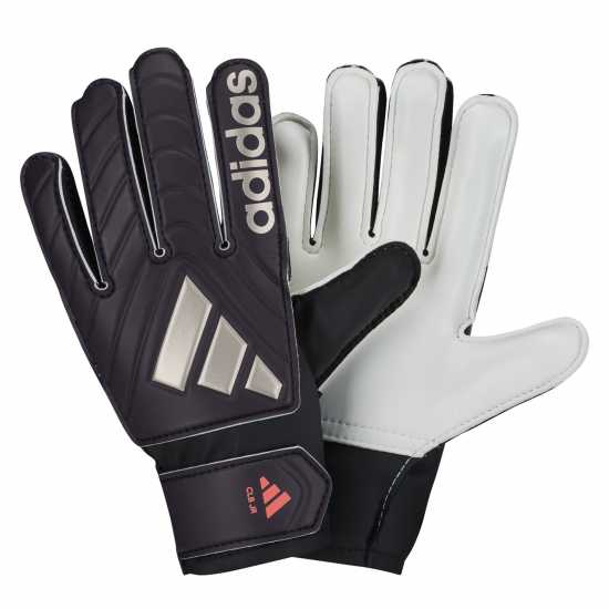 Adidas Детски Вратарски Ръкавици Copa Club Goalkeeper Gloves Juniors Черно/сребро 