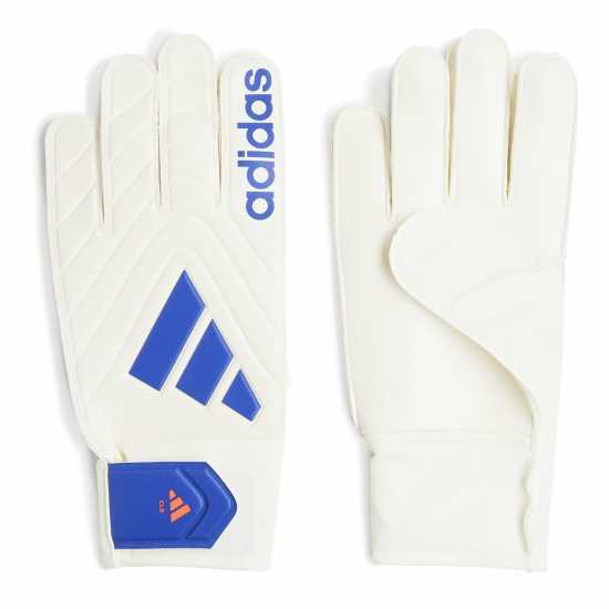 Adidas Вратарски Ръкавици Copa Club Goalkeeper Gloves Adults Бяло/Синьо Вратарски ръкавици и облекло