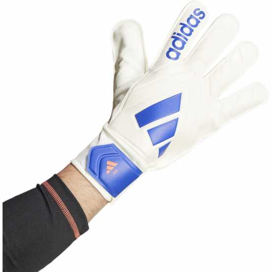 Adidas Вратарски Ръкавици Copa Club Goalkeeper Gloves Adults Бяло/Синьо Вратарски ръкавици и облекло