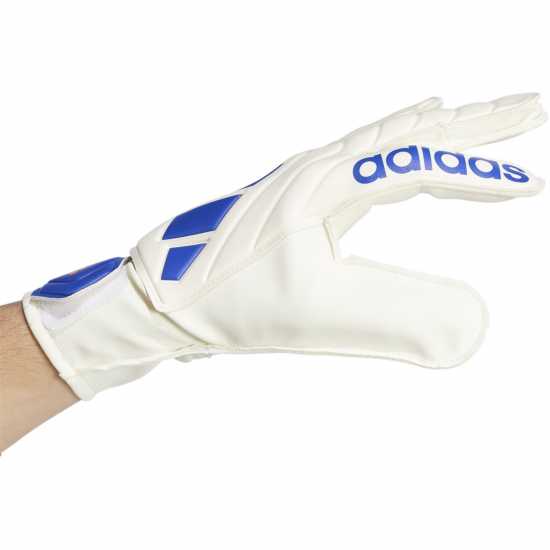 Adidas Вратарски Ръкавици Copa Club Goalkeeper Gloves Adults Бяло/Синьо Вратарски ръкавици и облекло