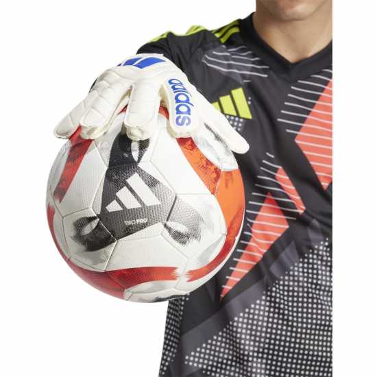 Adidas Вратарски Ръкавици Copa Club Goalkeeper Gloves Adults Бяло/Синьо Вратарски ръкавици и облекло