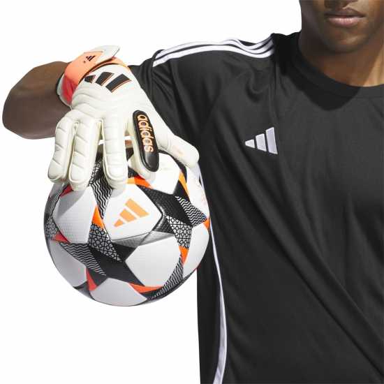 Adidas Вратарски Ръкавици Copa Pro Goalkeeper Gloves Adults Бяло/Черно Вратарски ръкавици и облекло