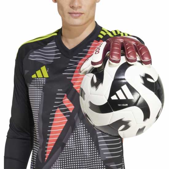 Adidas Вратарски Ръкавици Copa Pro Goalkeeper Gloves Adults Червено/Бяло Вратарски ръкавици и облекло