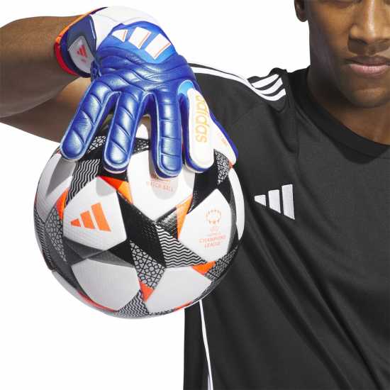 Adidas Вратарски Ръкавици Copa Pro Goalkeeper Gloves Adults Синьо/Бяло Вратарски ръкавици и облекло