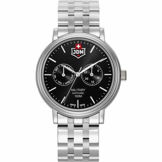 Jdm Military Jdm Military Echo Steel Black Dial Watch  Бижутерия