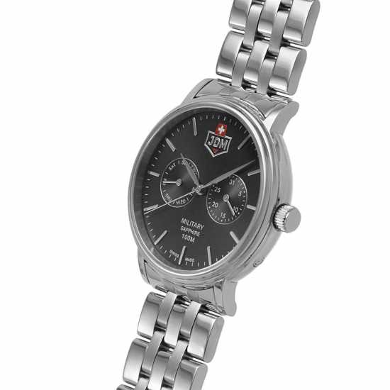 Jdm Military Jdm Military Echo Steel Black Dial Watch  Бижутерия