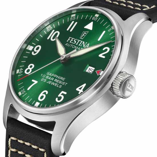 Festina Pilot Swiss Made Auto Watch  Бижутерия