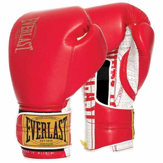 Everlast 1910 Sparring Glove Червено Боксови ръкавици