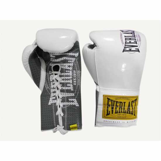 Everlast 1910 Fight Gloves Бяло Боксови ръкавици