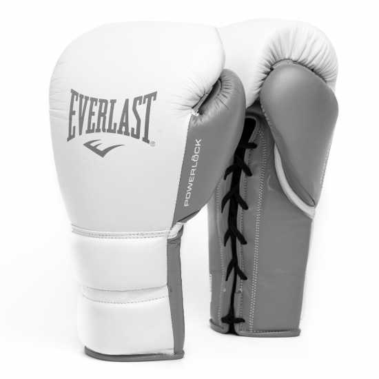 Everlast Powerlock2 Fight Glove Бяло Боксови ръкавици