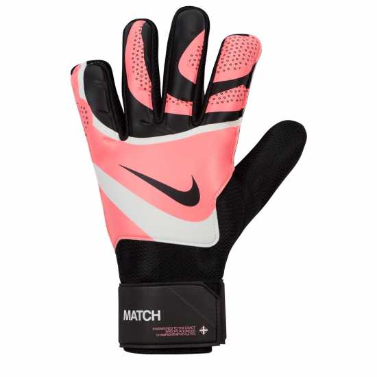 Nike Вратарски Ръкавици Match Goalkeeper Gloves Черно/Розово Вратарски ръкавици и облекло