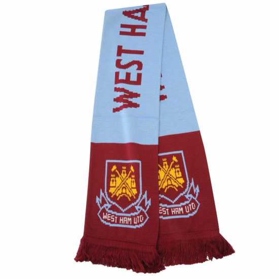 Team Football Scarf Уест Хам Ръкавици шапки и шалове