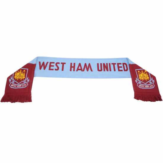 Team Football Scarf Уест Хам Ръкавици шапки и шалове