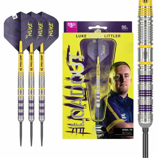 Target Darts Luke Littler Loadout 23G 90% Tungsten Darts  Дартс